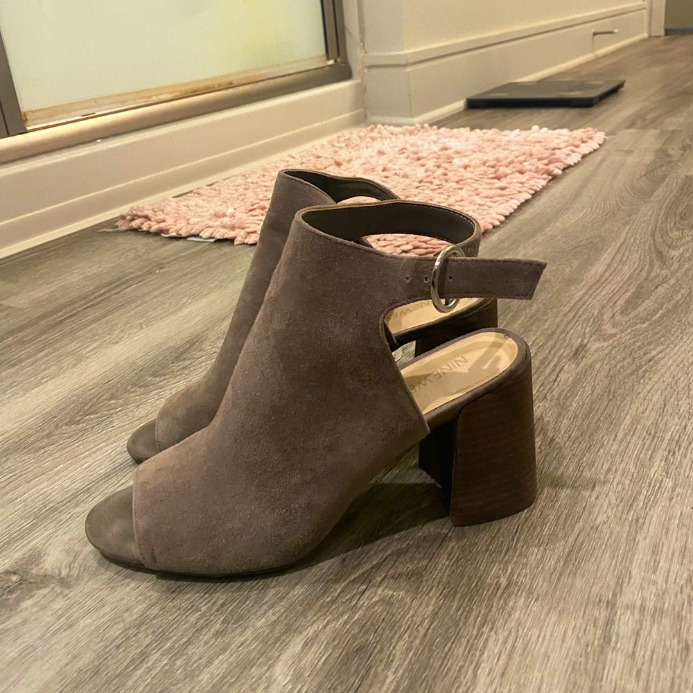 Nine West block heels size 6.5!